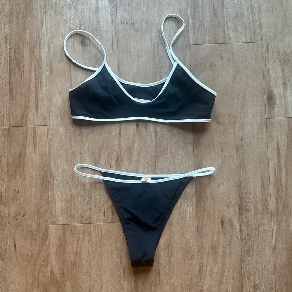 Tropic Of C Black and White Bikini